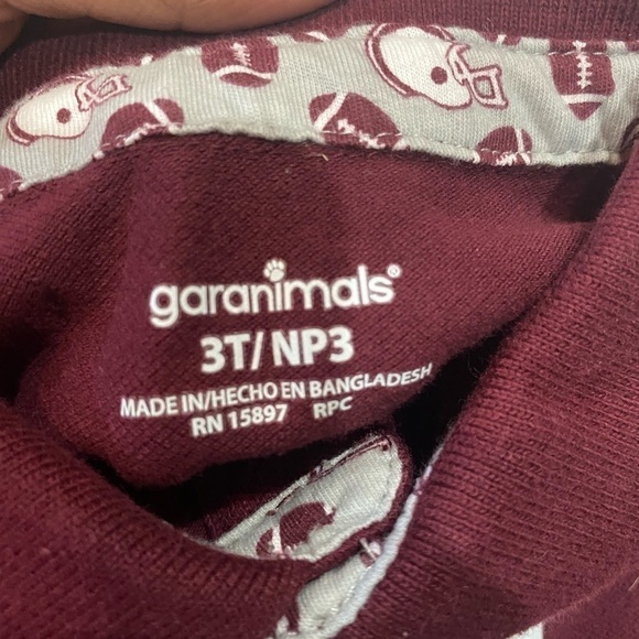 GARANIMAL boy 3T lone sleeve maroon polo top 
NWT - Picture 4 of 7